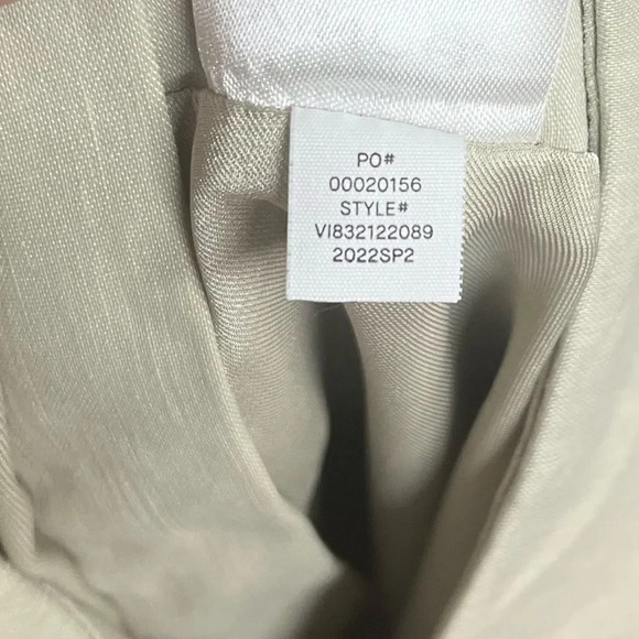 Vince Women's Linen Crop Wide Pant new size 18 - Picture 7 of 8